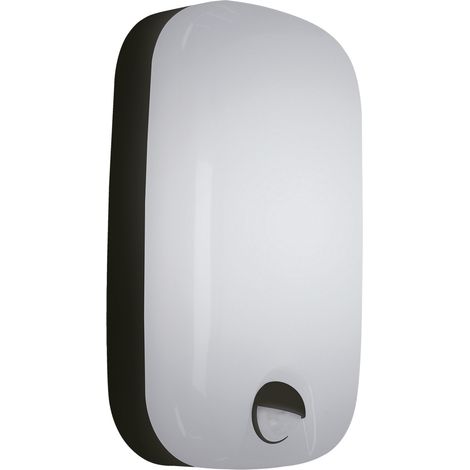 Applique extérieure noire PIR CCT 3000-6500K LED15W IP54 (1/2)