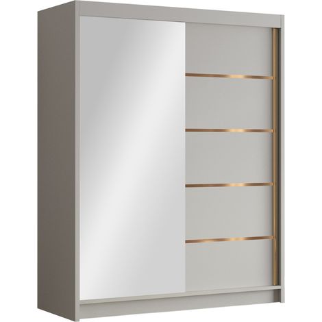 Armario Closico Capsa III, Si, 200x150x58cm, Puertas de armario: Correderas, Número de estantes: 5 (1/4)