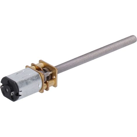6V DC Lineargetriebemotor mit Gewindespindel M4x55mm, 90 U/min, für Haushaltsgeräte und Roboter (1/5)