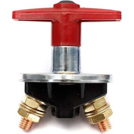 Coupe-batterie 12V-60V 200A avec courant de crête maximal de 300A, disjoncteur principal pour voiture, camion, bateau, borne M10 (1/4)