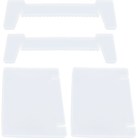 Moule en silicone transparent pour étagère de rangement en résine époxy cristalline, idéal pour créer des cadeaux et des objets artisanaux à faire soi-même.