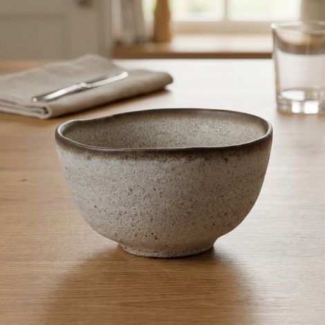 Textured Earthy Speckled Decorative Bowl (1/2)