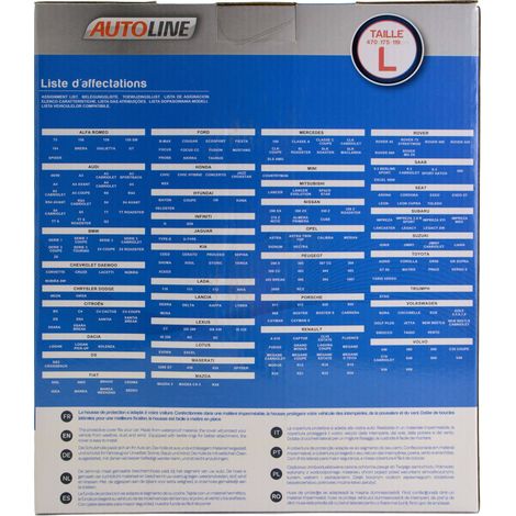 Housse de protection vehicule - Taille S -390x160x119cm- Plastique
