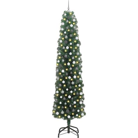 Artificial Christmas Tree with 300 LEDs with Stand Green 240 cm vidaXL
