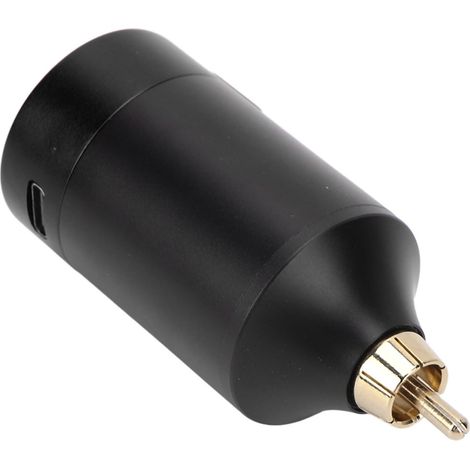 Alimentation sans fil pour machine à tatouer, interface RCA, batterie rechargeable 1500mAh, écran LED, noir, bloc d'alimentation portable (1/5)