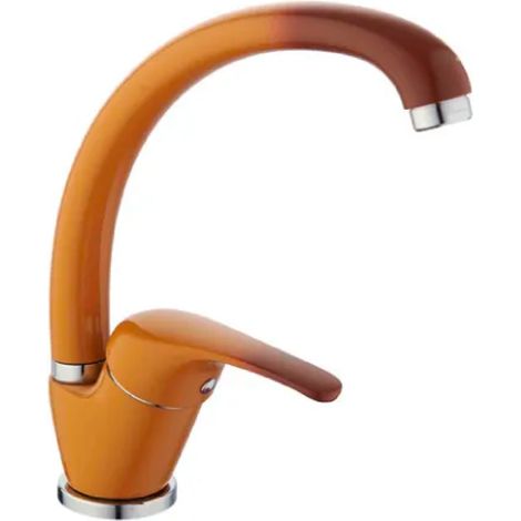 RUBINETTO MISCELATORE MONOCOMANDO PER LAVELLO SERIE BLU 2.0 TERRA DI FRANCIA 3/8 Idroweb