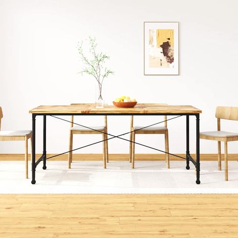 vidaXL Table à manger Bois de manguier massif 180 cm (1/5)