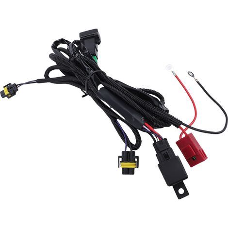 Fog Light Switch Wiring Kit, 16 AWG Thick Wire Core, 4-Pin 40A Relay Replacement for HRV Ridgeline Passport Clarity (1/5)