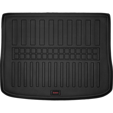 6024021 - Alfombrilla de maletero con inserción de goma 3D - TPE con borde elevado para: Volkswagen Tiguan I (2007-2015) (1/5)