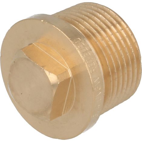 Viega Rotguss Stopfen mit Vierkant AG - 1/8 Zoll - Typ 3290 (1/5)