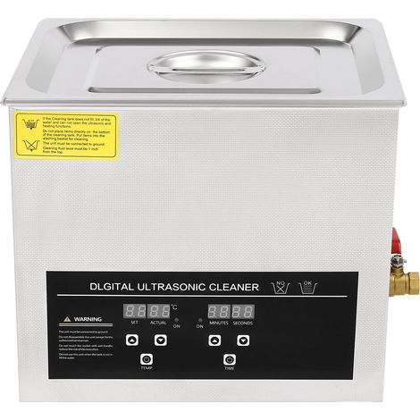 10L Stainless Steel Digital Ultrasonic Cleaner Ultrasonic Cleaning Machine 40KHz