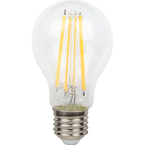 Transparente LED-Glühbirne Classic E27 4W 470 Lm Warmweiß Packung zu 2 Transparente LED-Glühbirne Classic E27 4W 470 Lm Warmweiß L
