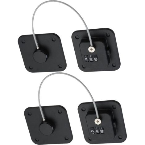 Uonlytech Lot de 2 verrous à combinaison pour portes de réfrigérateur (1/5)