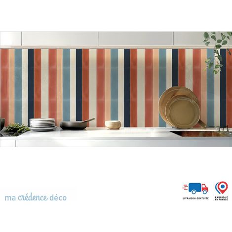 Crédence : Partition Colorée - Alu composite - 120 - 60 (1/3)