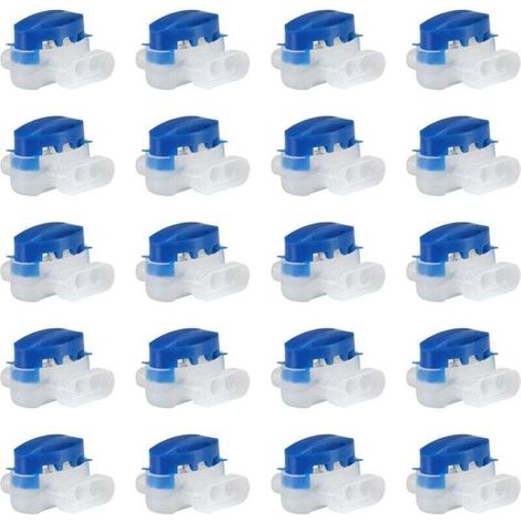 Connettori per cavi in resina impermeabile per robot tagliaerba – Confezione da 20, compatibili con Automower, elevata resistenza agli agenti atmosferici (1/3)