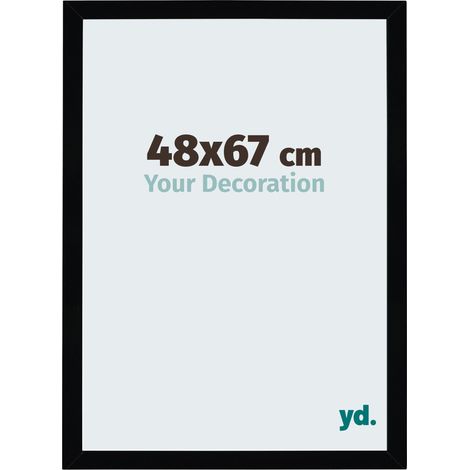 yd. - Cadre photo 48x67 - Noir Brillant - MDF - Mura