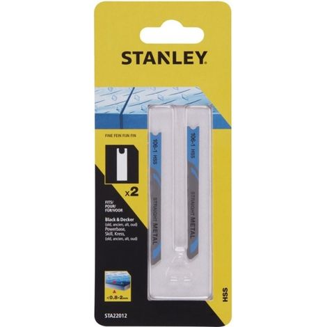 Hoja sierra calar acero 0,8-2,2mm vast."u" c/recto stanley 2