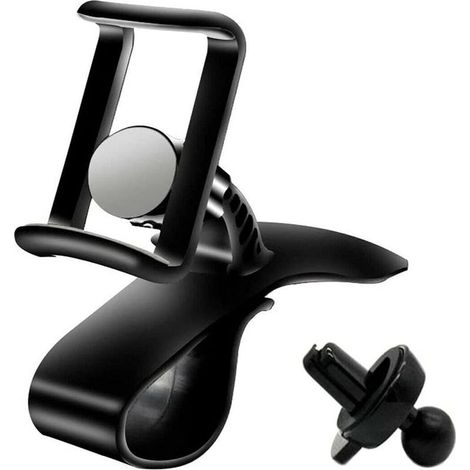 Support Téléphone Voiture Antidérapant HUD Tableau de Bord et Grille Aération, Support Universel Smartphone pour Navigation Sécurisée (1/5)