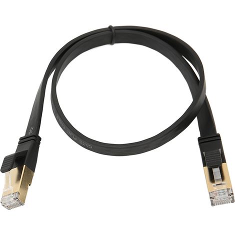 Câble Ethernet Cat 8 40Gbps 2000MHz RJ45 0.5m pour PS5, Routeur et Gaming