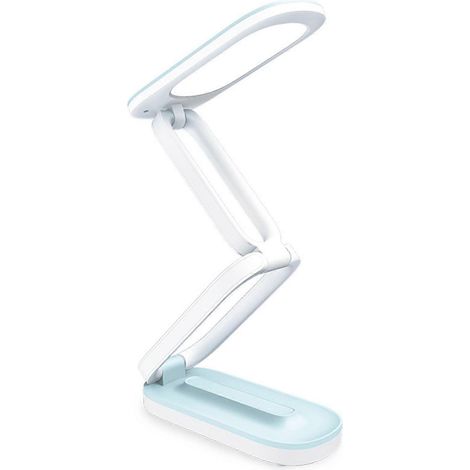 Wiederaufladbare LED-Schreibtischlampe mit faltbarem Design und 3 Helligkeitsstufen – augenschonendes Licht für Zuhause und unterwegs