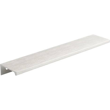 Poignée de meuble 52 mm profil Lucata poignée aluminium tiroir armoire porte meuble quincaillerie placard cuisine chambre, aspect inox (1/4)
