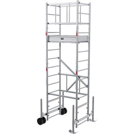 Echafaudage paysagiste - 1 plateau - Hauteur max. de travail 4.35m - Longueur plateau 1,90m - ME200-TH (1/5)