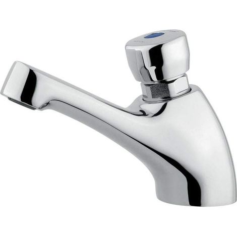Grifo temporizado para lavabo con pulsador Idral Classic 08010/E  Cromo