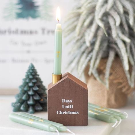 Set Of 24 Mini Advent Candles With Holder (1/3)