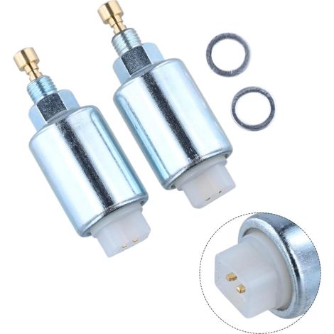 Lot de 2 électrovannes de carburant de rechange pour tondeuses à gazon, tracteurs et générateurs Craftsman, compatibles avec 499161, 498231, 496592, 695423, 699915, 699916, 699878, 794572, 796109, 799 (1/5)