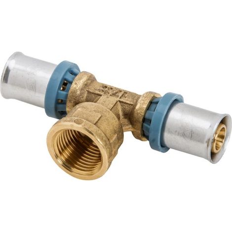 Raccordo Tee Femmina A Pressare "Deltapress" Unidelta 32 X 1" X 32 (1/2)
