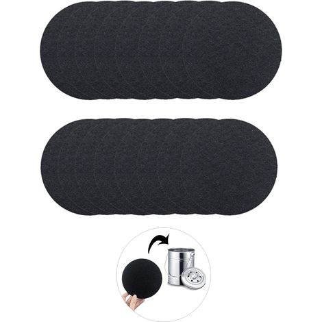 Filtre de remplacement pour seau à compost, coton désodorisant rond en charbon actif pour cuisine, joint d'étanchéité (1/5)