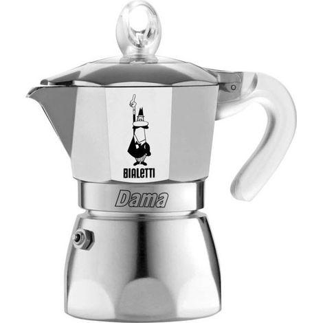Bialetti Dama Pure Ice cafetera moka metálica 0.18 L