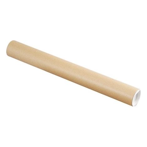 Tube rond en carton Ø 60 mm x L 50 cm - Boîte de 50 - Lot de 50 - Maxiburo