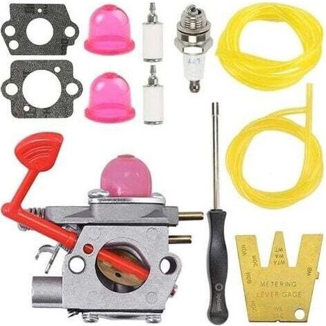 PA Aiperq Carburateur de Remplacement WT-875 pour Poulan Pro BVM200C/BVM200VS/P200C/GBV325/P325, Craftsman 25Cc Souffleur à Gaz 200-210 MPH, McCulloch GBV325/MC200VS/M320/M325 – Compatible Mo (1/4)