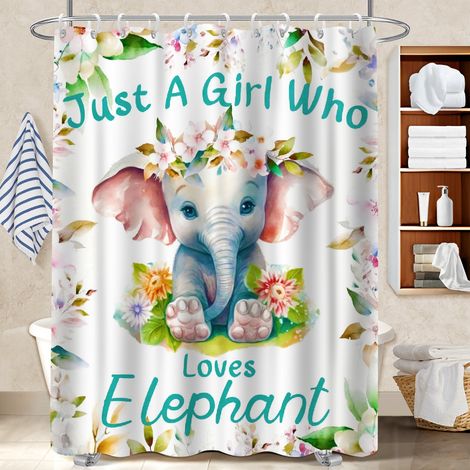 Ensemble rideau de douche polyester avec anneaux 180x180 Épais voile de douche pour une déco moderne (1/5)