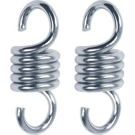 2 pièces Crochets de Suspension 317,5 Kilogram Poids Ressort de Hamac Supporté Chaise à Ressort pour Chaises de Porche Balançoires à Suspendre (1/4)