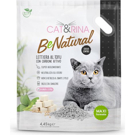 BeNatural Tofu Pflanzenstreu mit Aktivkohle 10 Liter (1/2)