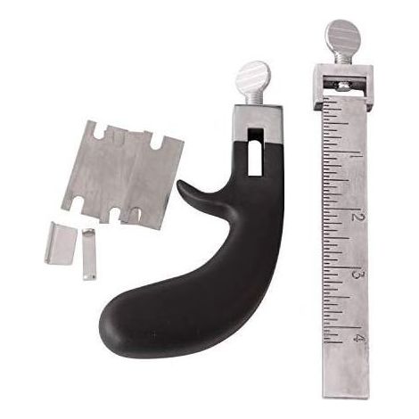 GDHZS- Outils professionnels de coupe du cuir, outils de coupe manuels et outils de traitement du cuir (pour la fabrication de ceintures et de sangles). (1/4)