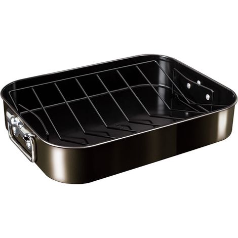Backform mit Rost 41,5x32cm BERLINGER HAUS Shiny Black BH-7849 (1/5)