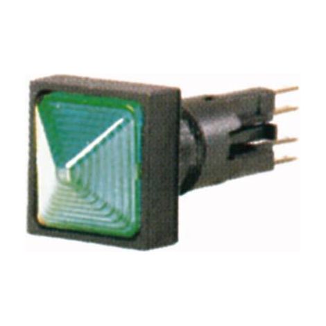Voyant lumineux saillant vert +lampe à incandescence 24 V EATON Q18LH-GN/WB (1/2)