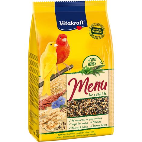 Alimento per Uccelli Vitakraft Menu Canarini 1 kg