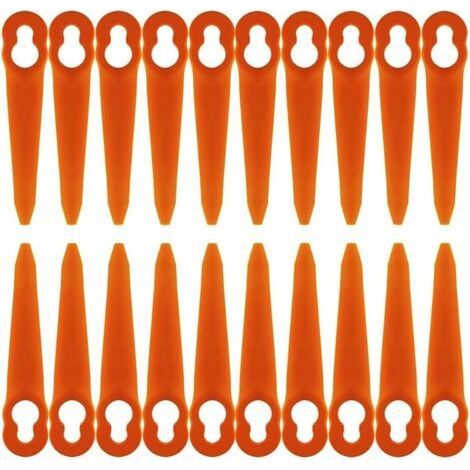 Lot de 100 Lames Compatible pour Coupe Bordure Stihl PolyCut 2-2 PolyCut 3-2, FSA 45 FSA 57 FSE 52, Lames en Plastique pour Coupe Bordure Stihl sans Fil (1/5)