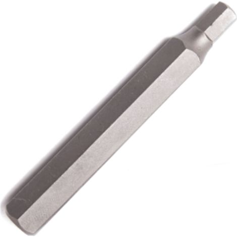 Punta esagonale H6x10mm L-75mm (1/2)