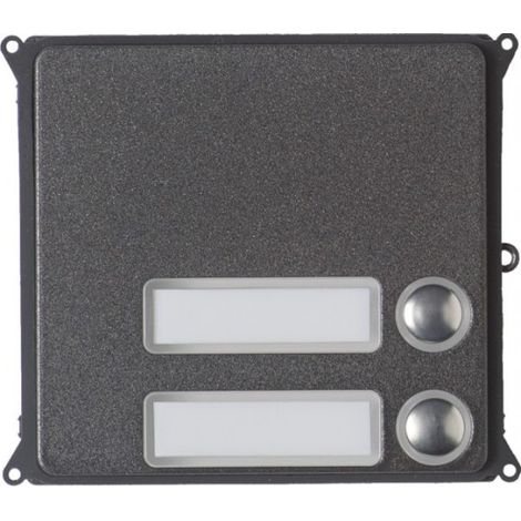 came bpt plaque frontale module appel 2 boutons en zamak mtmf2pvr 60020660 (1/2)