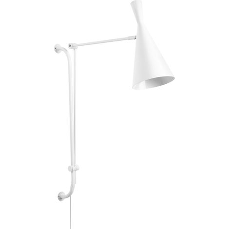 Wall Lamp Black Steel 1 Light Lighting Cone Shade Adjustable Arm Modern Industrial Living Room Bedroom MARISA (1/5)
