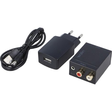 Convertisseur numerique-analogue RCA femelle X2 - Noir