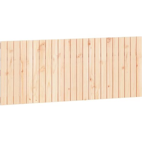 Tête de lit accessoire couchage chambre à coucher meuble murale style palette 147 x 3 x 60 cm bois massif de pin TDL0202773