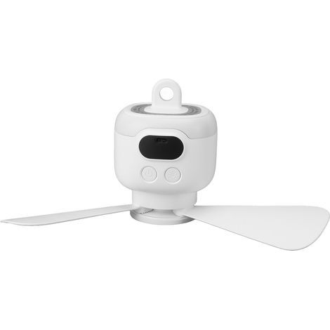 Camping Fan, 8000mAh Rechargeable Battery, Detachable Blades, Remote Control, 3 Speeds, Portable Tent for Outdoor Travel (1/5)