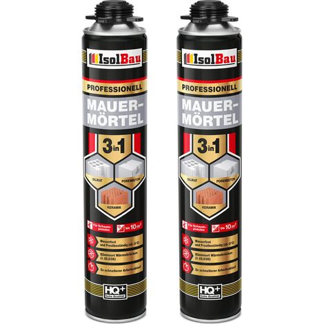IsolBau Mauermörtel Schaumkleber 10 Stück. (1/5)