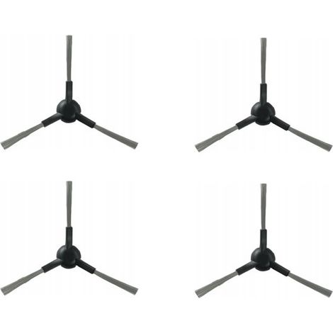4 spazzole laterali compatibili con Dreame X30 Ultra/L10s Pro Ultra Heat/L10s Ultra Gen 2/Mova S10/E30 Ultra. Ricambio di alta qualità. (1/5)